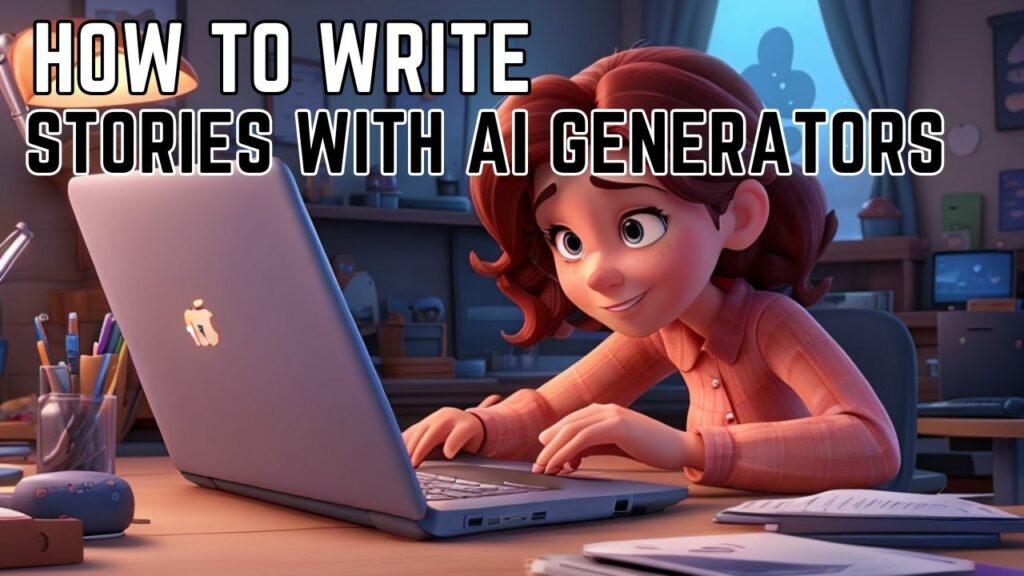 write stories with ai , generator.