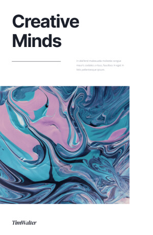 The cover of creative minds.