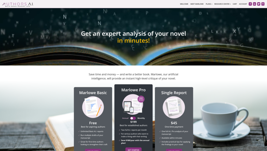 AI Tools for Novel Writing - Authors.ai: Novel Analysis