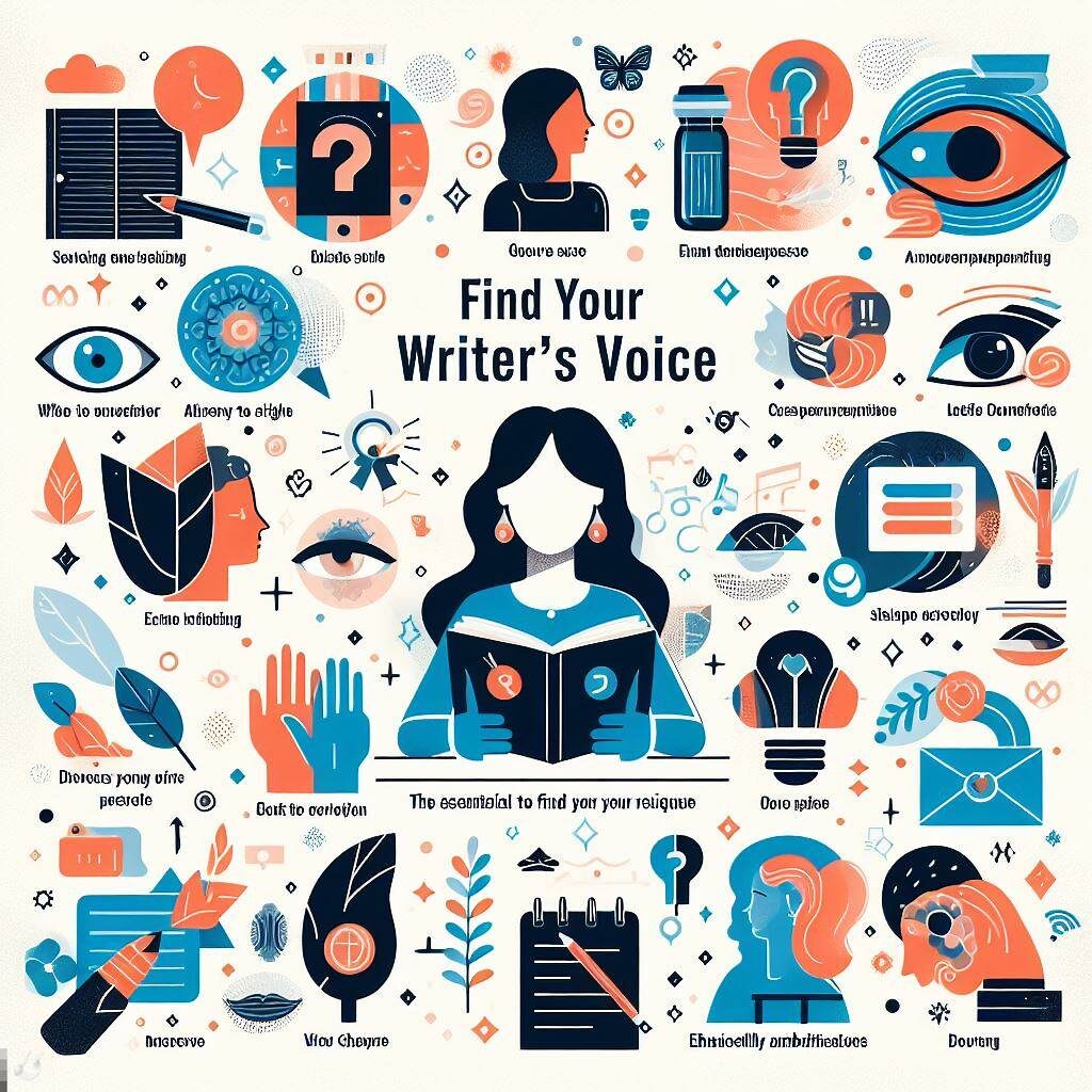 Find Your Writer's Voice -  Discover and develop your unique writer's voice by exploring essential questions about your writing style.