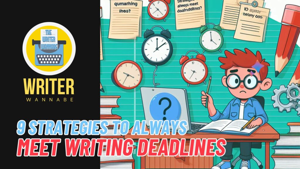 WRITER WANNABE - 9 Strategies to Always Meet Writing Deadlines