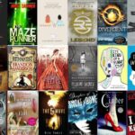A collection of books in the Young Adult genre with many different covers.