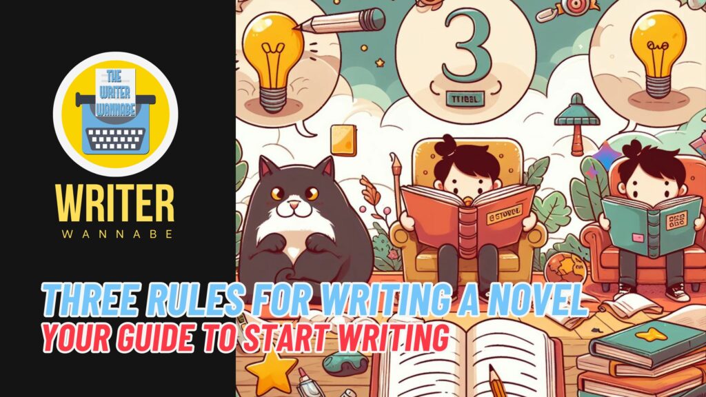 WRITER WANNABE - Three Rules for Writing a Novel